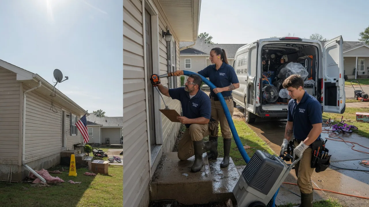 Ceiling Water Damage Restoration in La Ward, TX near me